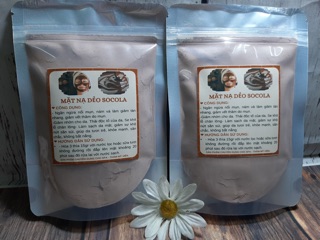 1kg bột mặt nạ Dẻo Socola mịn thơm handmade