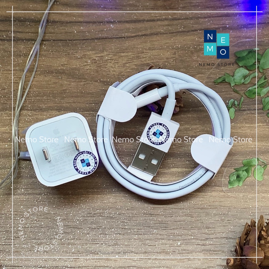 Bộ sạc iP 5W dành cho đủ dòng iPhone - Main chuẩn, Bảo hành 3 tháng [NEMO STORE]