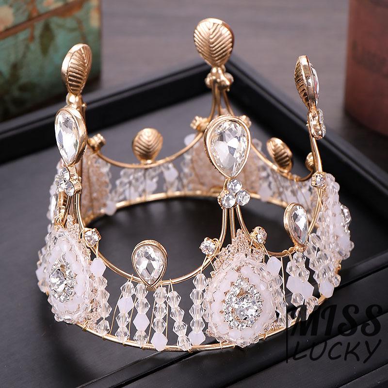 Cài tóc hình vương miện đính đá lấp lánh