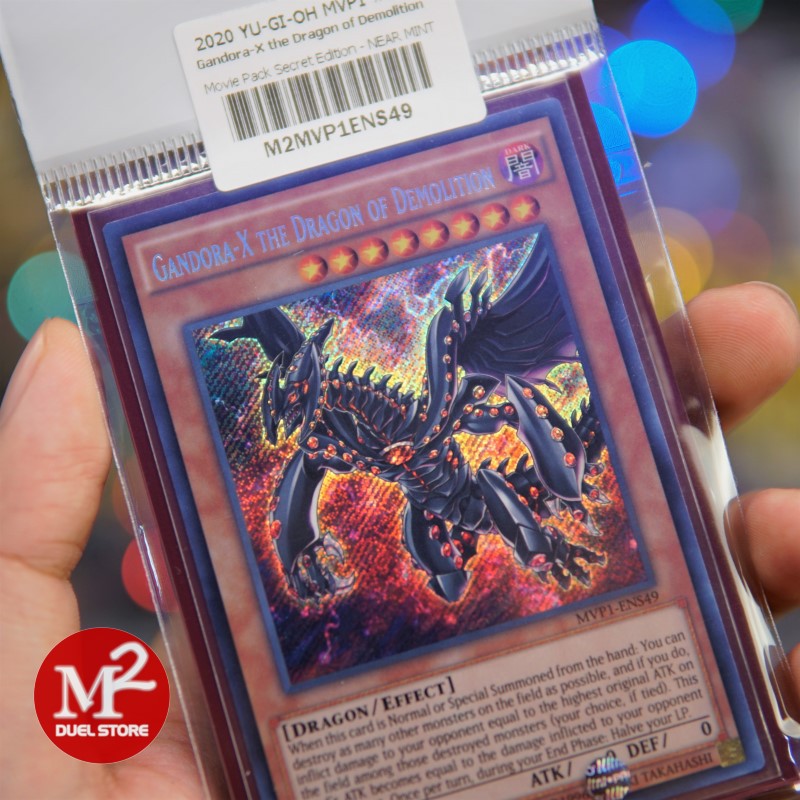 Lá bài Yugioh MVP1-ENS49 Gandora-X The Dragon of Demolition – Secret Rare - Đóng gói theo tiêu chuẩn M2SCCQ-Lite