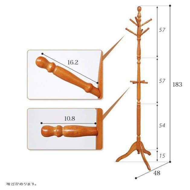 [Xuất Hàn] CÂY TREO QUẦN ÁO BẰNG GỖ TỰ NHIÊN