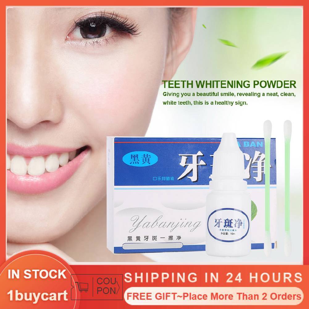 [Hàng mới về] Bột làm trắng răng loại bỏ vết bẩn tự nhiên