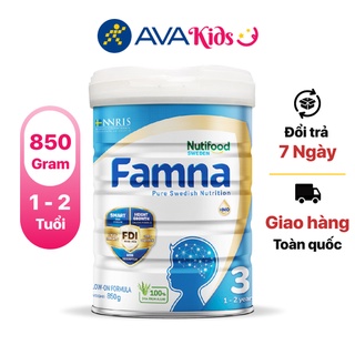 Sữa bột NutiFood Famna số 3 850g - Hàng chính hãng