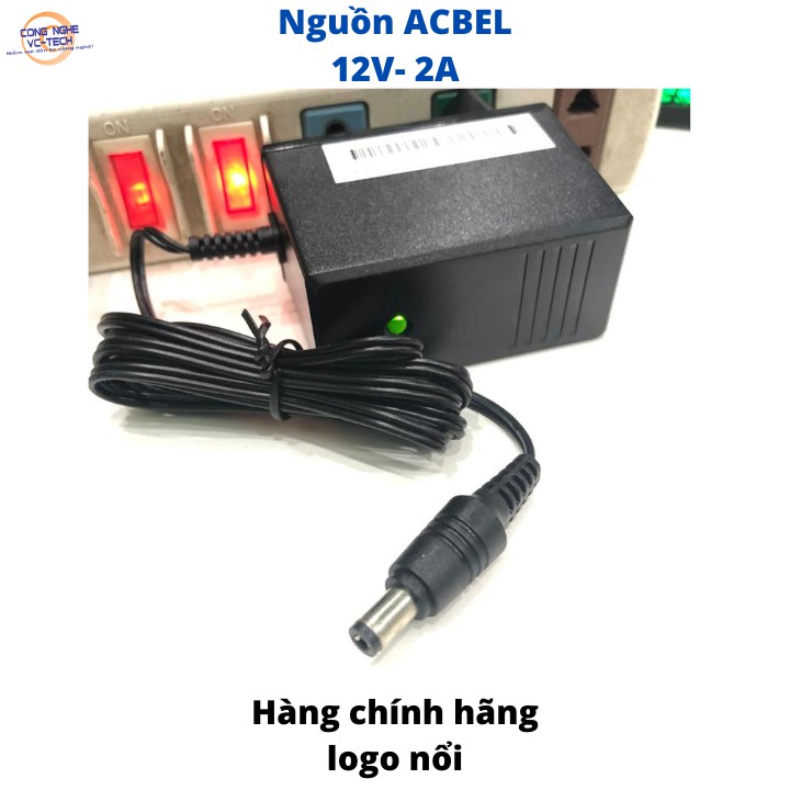 {CHUẨN XỊN}Adapter - Nguồn ACBEL 12V- 2A - Hàng chính hãng in logo nổi- Có đèn báo-CAM KẾT VỀ CHẤT LƯỢNG TUYỆT ĐỐI