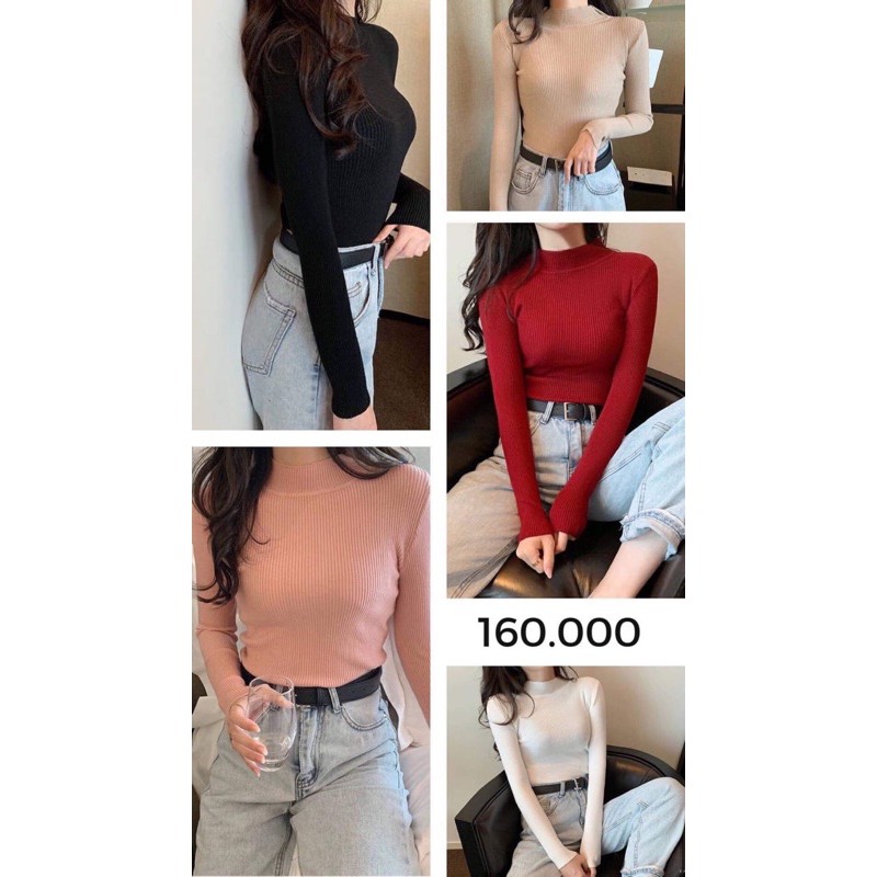 Áo gân tay dài basic no2 AN026