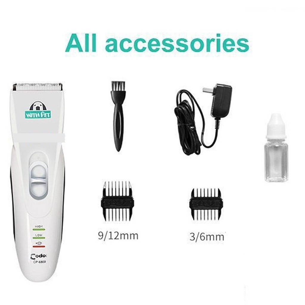 Tông đơ cắt lông chó mèo CODOS 6800 CHÍNH HÃNG BẢN CŨ