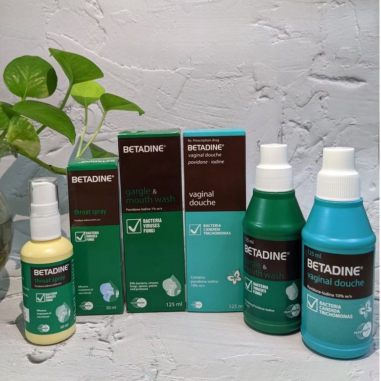 Dung Dịch Súc Miệng Betadine Gargle & Mouth Wash 125ml