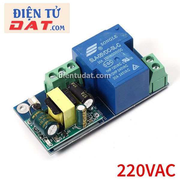 Mạch Điều Khiển 1 Relay Qua Wifi 220VAC - Dùng APP