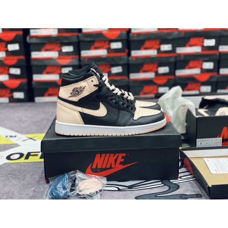 [AGsneaker] Giày thể thao cổ cao màu Black crimson tint chân bè fit lên 1 size... | BigBuy360 - bigbuy360.vn