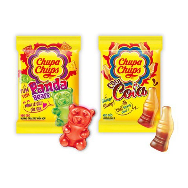 Kẹo dẻo Chupa Chups 4 vị gói 24g