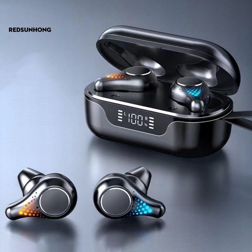 Tai Nghe Nhét Tai RSH.z Có Màn Hình Kỹ Thuật Số Phong Cách Thể Thao Thời Trang