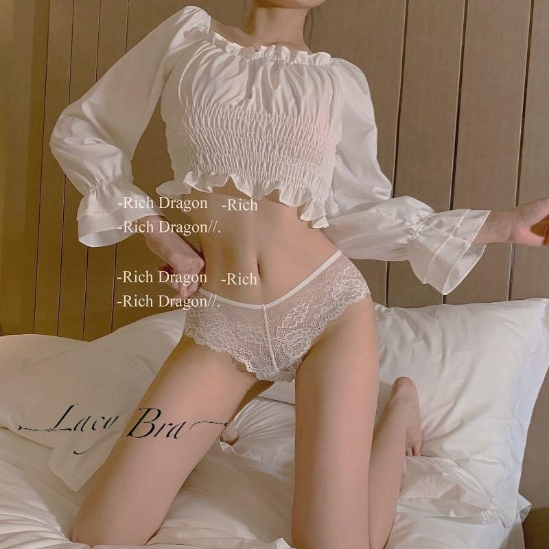 Quần Lót Ren Nữ Thiết Kế Dây Đan Chéo Siêu Sexy - Lacy Bra - QL41