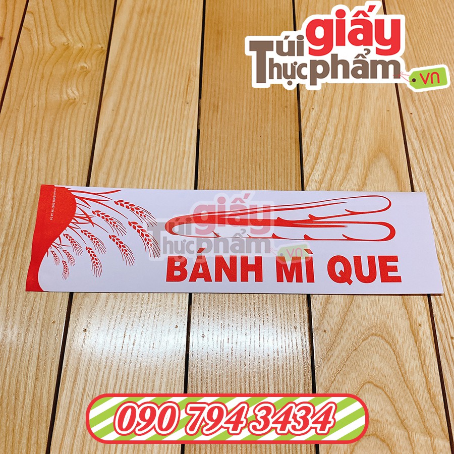 1000 Túi giấy đựng bánh mì que Fort 8 x 29 cm