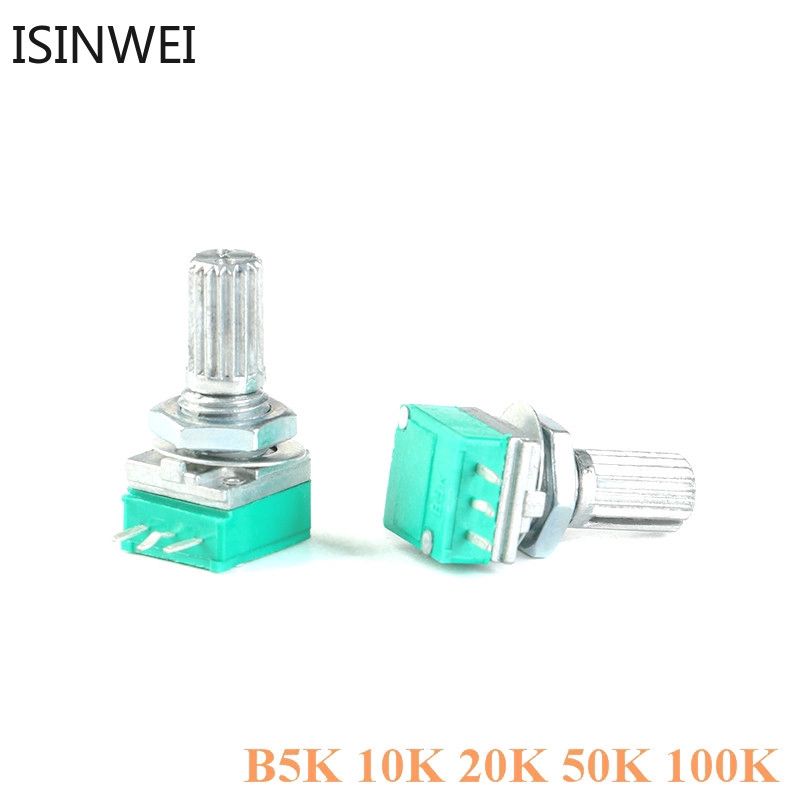 Bộ 5 chiết áp khuếch đại âm thanh RK097N 3P B5K 10K 20K 50K 100K