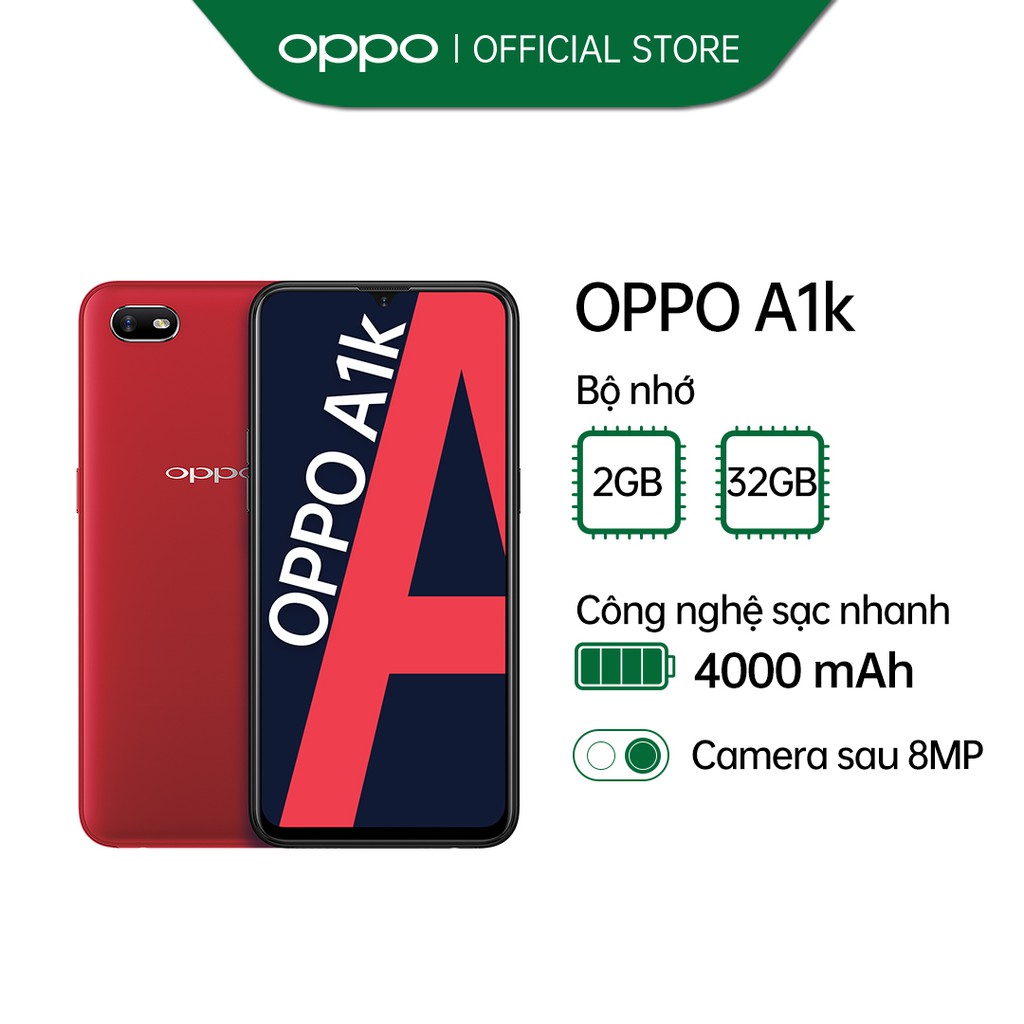 Điện Thoại Oppo A1K 2GB/32GB - Hàng Chính Hãng