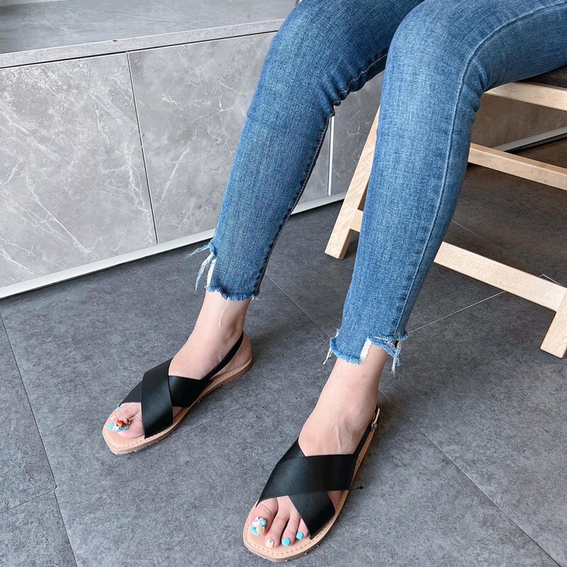 SANDAL QUAI CHÉO HẬU ( S163 S164 S165 S166 )