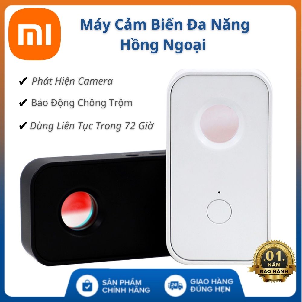 Máy dò camera ẩn quay lén Xiaomi Youpin Smoovie thông minh , có hồng ngoại chống trộm báo động ban đêm , bảo hành 12th