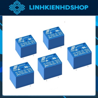 Relay songle SRD 10A 5V/ 12v/ 24v/ rơ le SRD 10A 5 chân