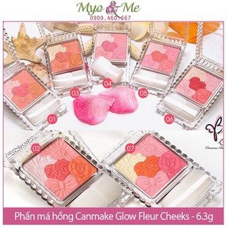 Phấn má Canmake Glow Fleur Cheeks