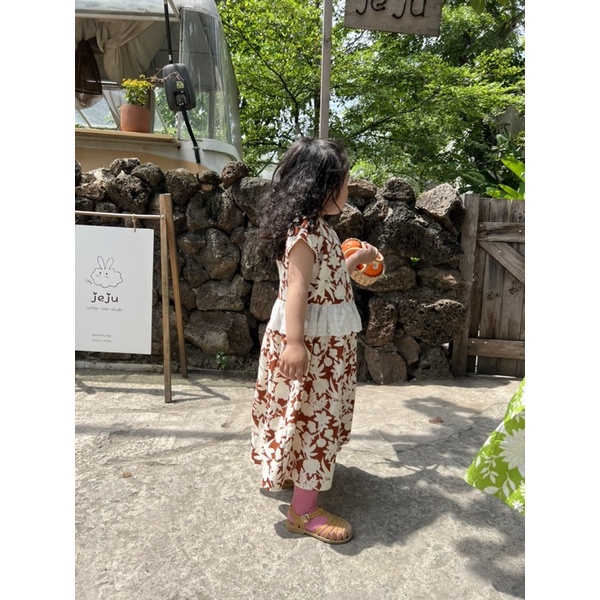 Đầm mùa Hè phong cách Hàn Quốc cho bé gái