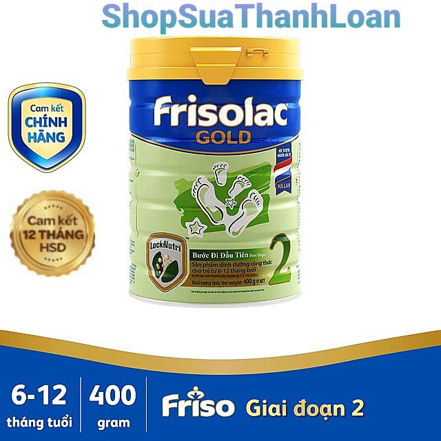 [HSD T12-2022] Sữa Bột Frisolac Gold 2 400g