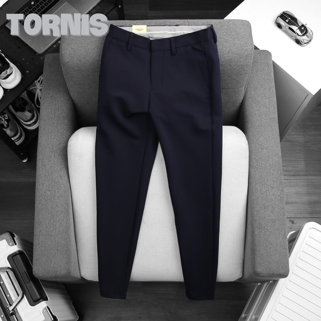 Quần tây âu nam ống đứng TORNIS TDT vải cotton pha polyester chất liệu cao cấp thoáng mát