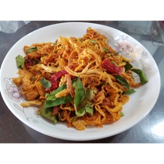Khô gà lá chanh nhà làm - vệ sinh + thơm ngon + đảm bảo