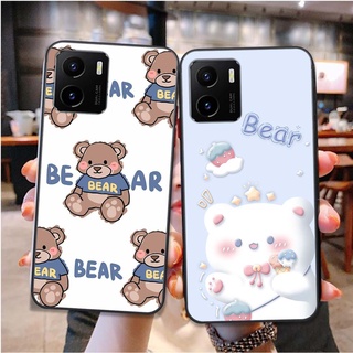 ốp lưng điện thoại vivo y15s , y15a bộ hình gấu nâu chibi vô cùng đáng yêu