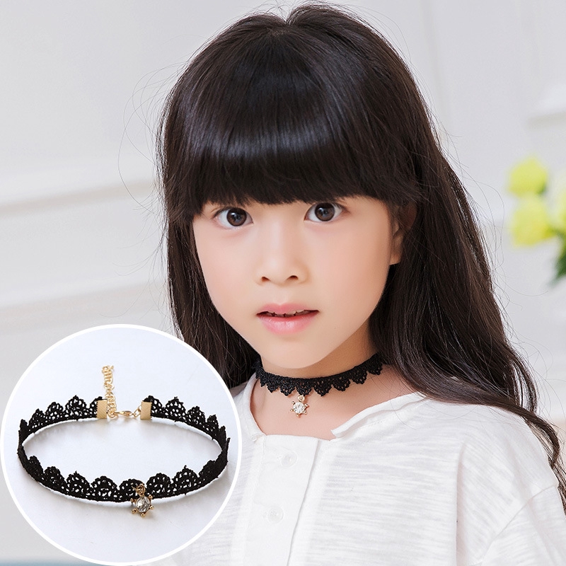 Vòng cổ Kiểu Công Chúa Dễ Thương Xinh Xắn Thời Trang Dành Cho Bé Gái