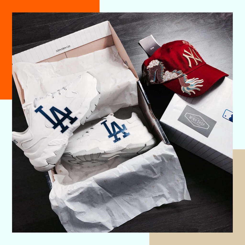 Giày MLB LA Cao Cấp Tăng Chiều Cao 6cm Nam Nữ Hàng Cao Cấp Full Box + Bill | BigBuy360 - bigbuy360.vn