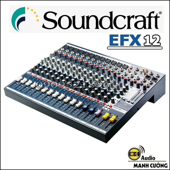 Bàn Mixer Soundcraft EFX-12 Nhập Khẩu loại 1