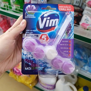 Viên Treo Bồn Cầu Vim Hoa Oải Hương 55g