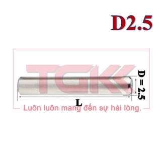 Chốt định vị đặc inox 304 D2.5