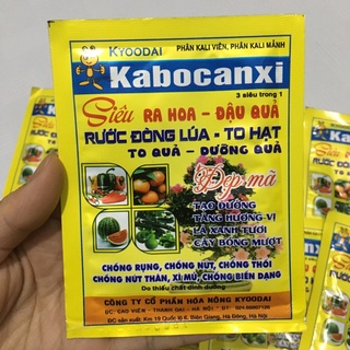 Phân bón kabocanxi- Ra hoa đậu quả