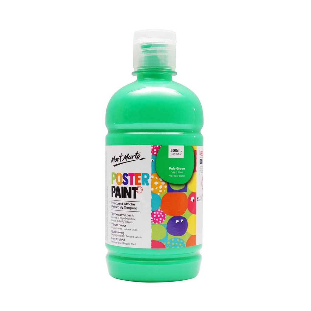 Màu Nước Poster Paint Mont Marte 500ml - Pale Green - MPST0022