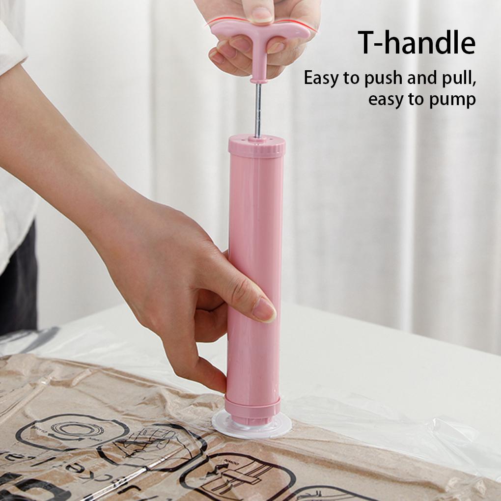 Dụng Cụ Bơm Túi Đựng Thức Ăn Hút Chân Không Bằng Tay Đa Năng Dùng Ngoài Trời