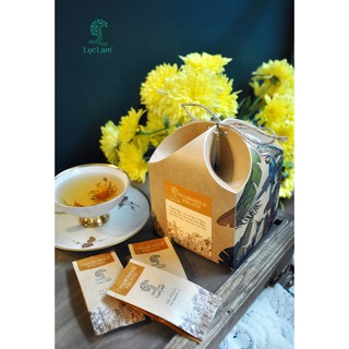 Trà Hoa Thảo Mộc CHAMOMILE  FRUITII , Trà túi lọc hữu cơ Lục Lam