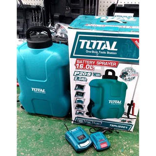 Máy phun thuốc 16l dùng pin lithium 20v total tspli2001