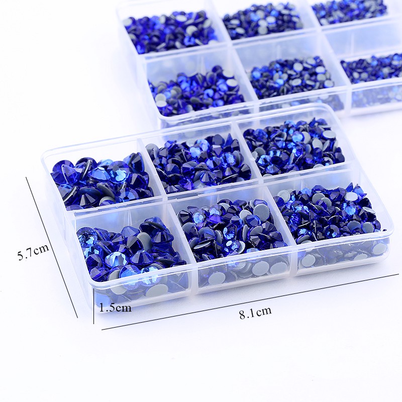 Hộp 3160 Viên Đá Quý Nhân Tạo + 1 Bút Kristal Kính