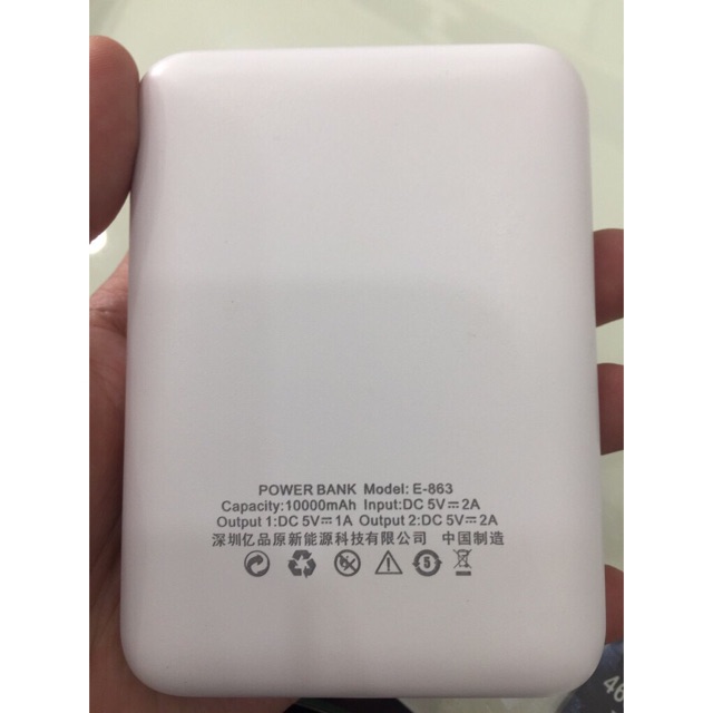 Sạc Dự Phòng EPENYU E863 Dung Lượng 10.000mAh Có LED Hiển Thị