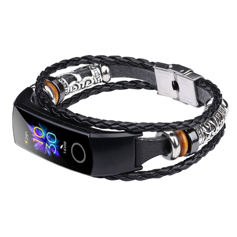 Dây đeo tay bện phối chốt kim loại cho đồng hồ Huawei Honor 5/4