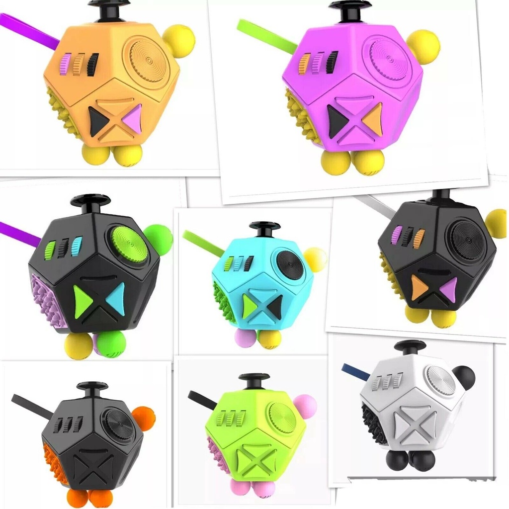 Đồ chơi khối xúc xắc 12 mặt vui nhộn giúp giải tỏa căng thẳng