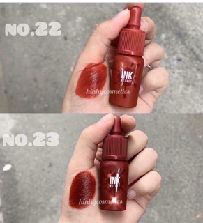 son ink màu 22 đỏ cam gạch