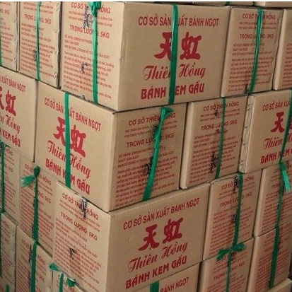 Bánh gấu nhân kem Thiên Hồng 500g