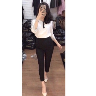 Quần baggy lưng thun ZARA