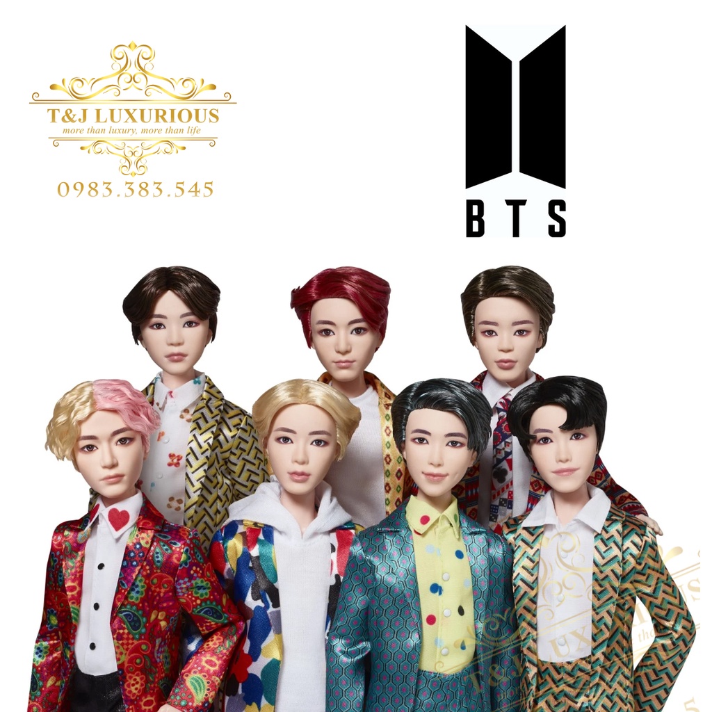 (Giá tốt nhất TT) Bộ sưu tập Búp Bê BTS - IDOL DOLL - Hãng MATTEL - Cực đẹp (Jin, J-hope, V, Jimin, JungKook...)