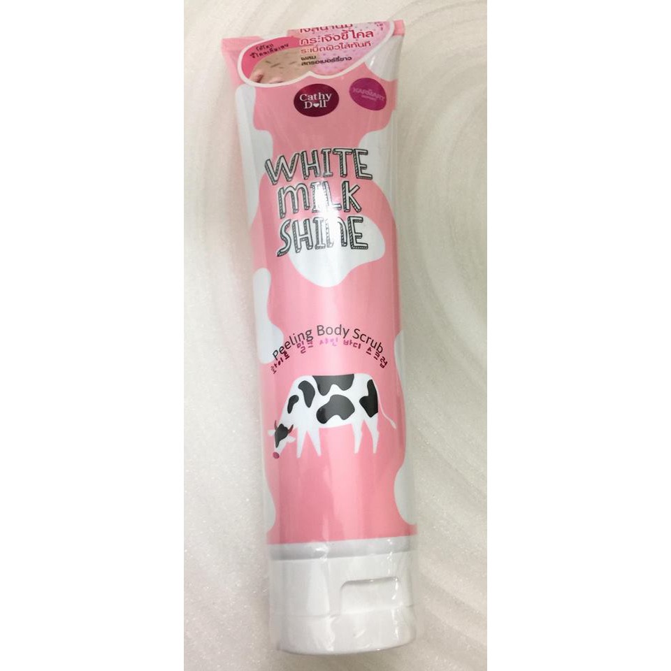 TẨY DA CHẾT TOÀN THÂN CATHY DOLL WHITE MILK SHINE PEELING BODY SCRUB