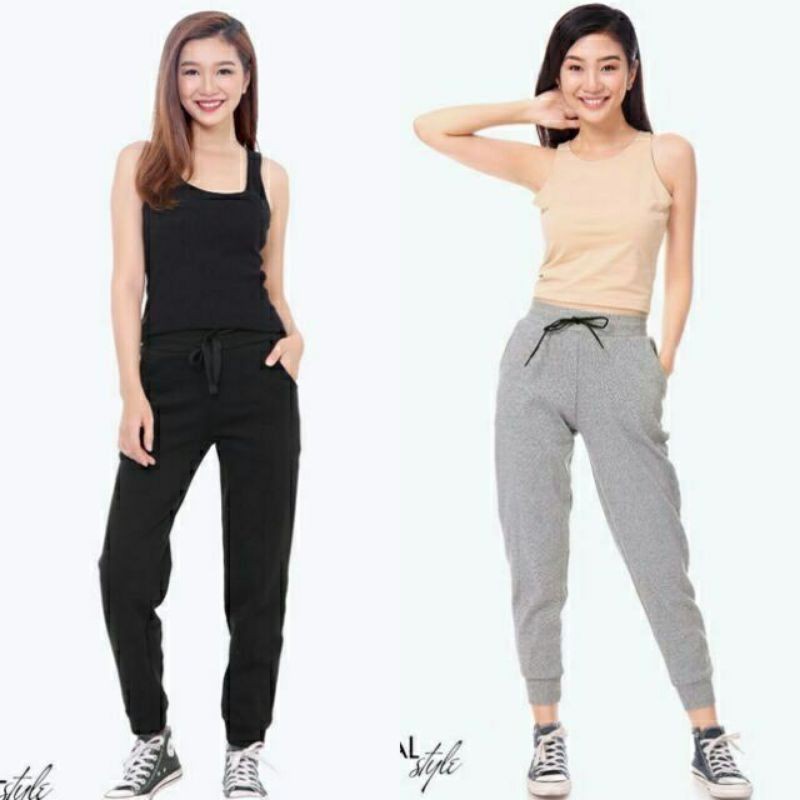 Quần Jogger Nữ chất liệu Len tăm dày ấm