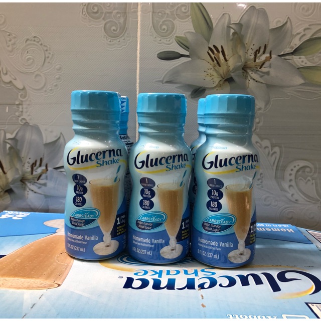 6 chai sữa nước GLUCENA 237 ml