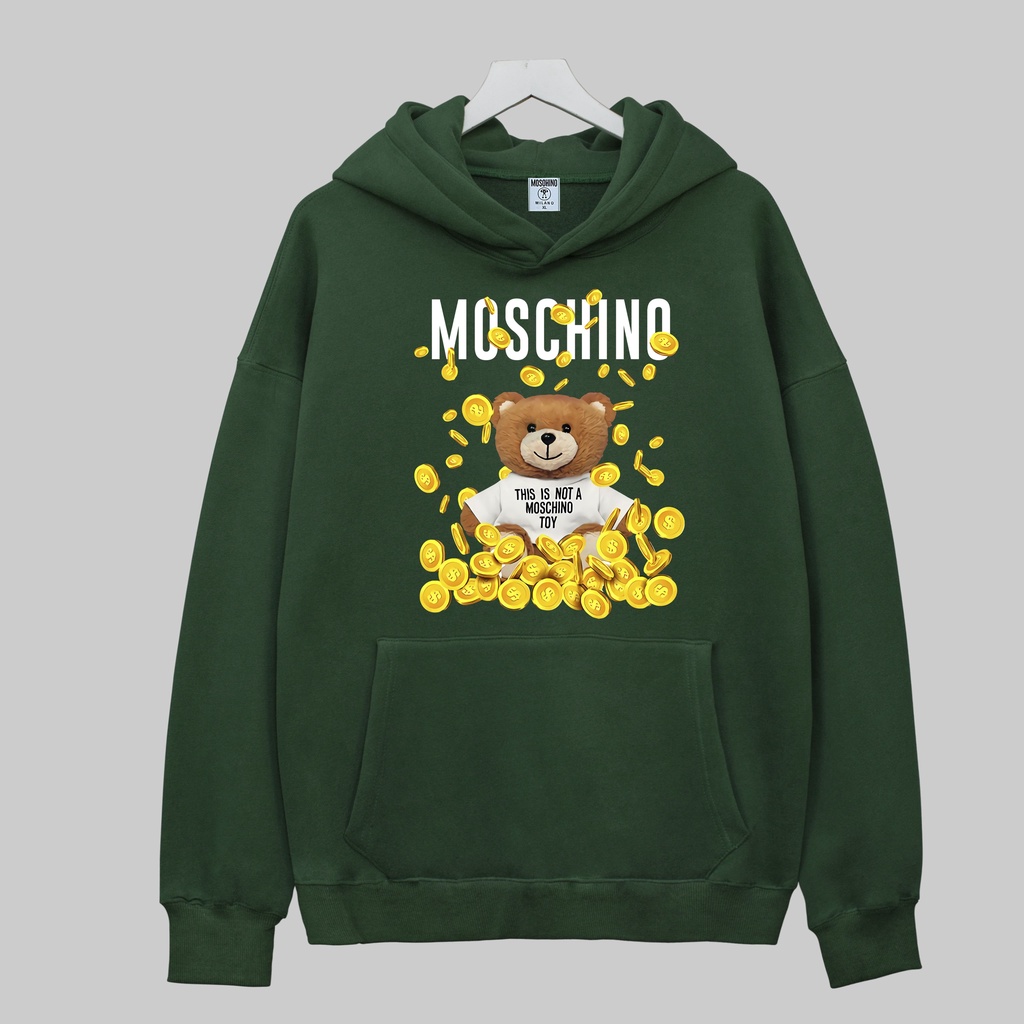 Áo Hoodie Moschino tổng hợp các mẫu Part 1 thời trang cực chất, Áo Hoodie Unisex Nam Nữ hot nhất năm 2022